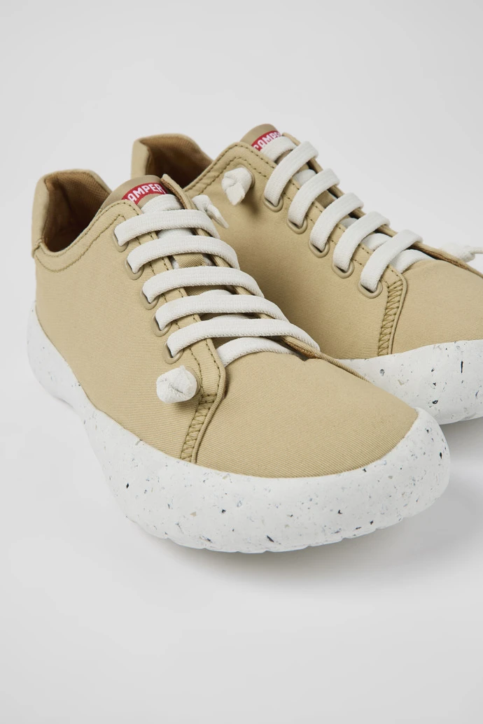 Peu Stadium Beige Textile Sneakers For Men