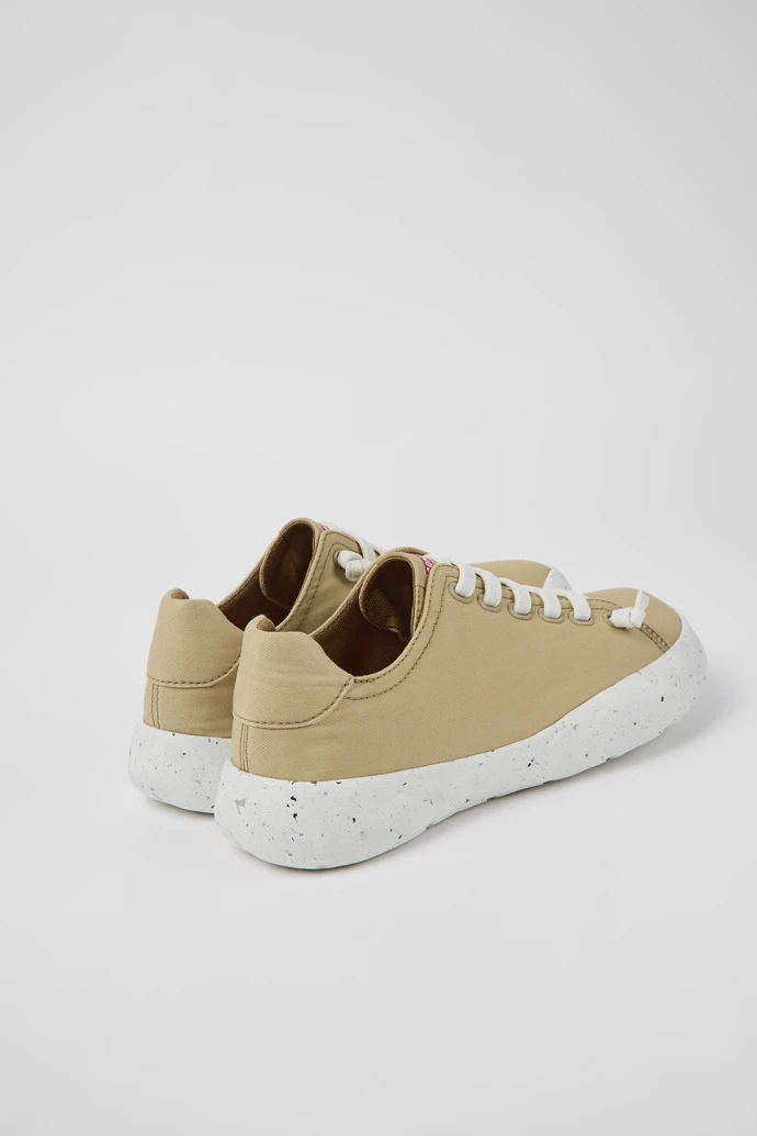 Peu Stadium Beige Textile Sneakers For Men - Image 3