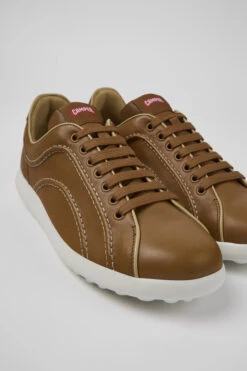 Pelotas XLite Brown Leather Sneakers For Men