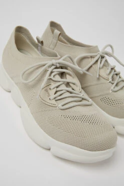 Karst Gray Textile Sneakers For Men