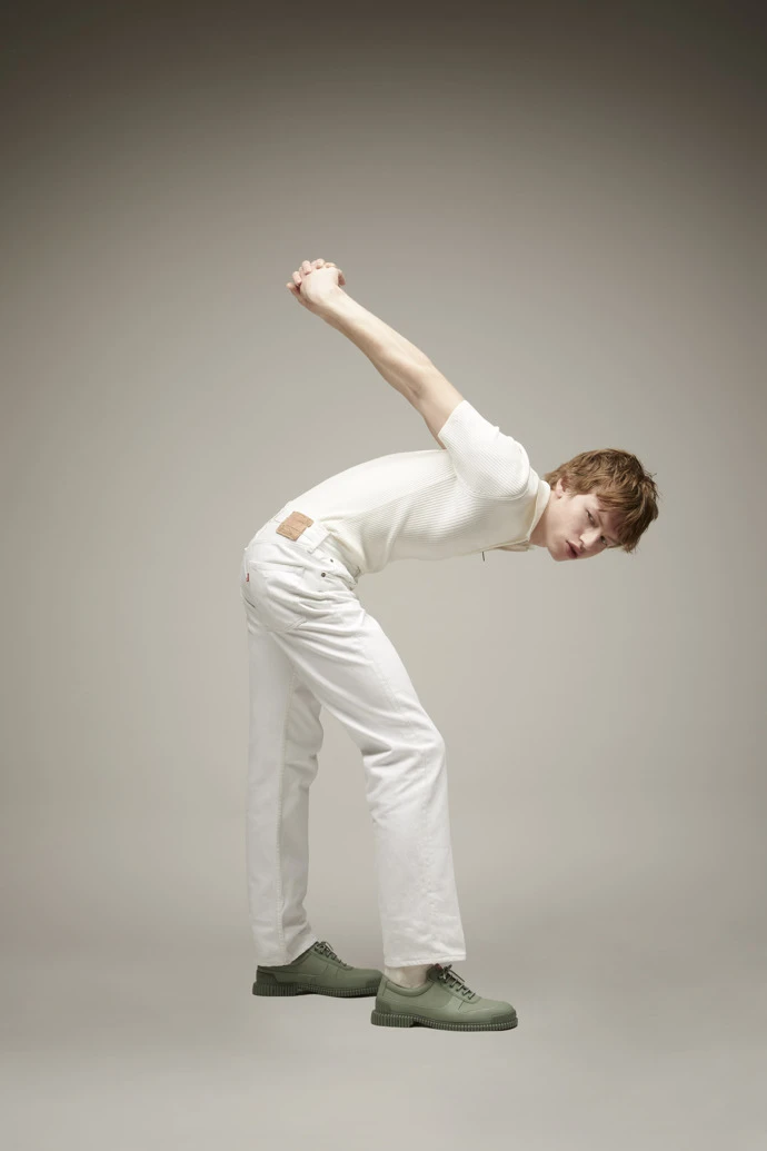 Pix Green Recycled Leather Shoes For Men