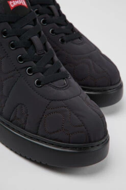 Runner K21 Black Textile Sneakers For Men