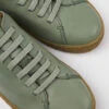 Peu Terreno Green Leather Shoes For Men