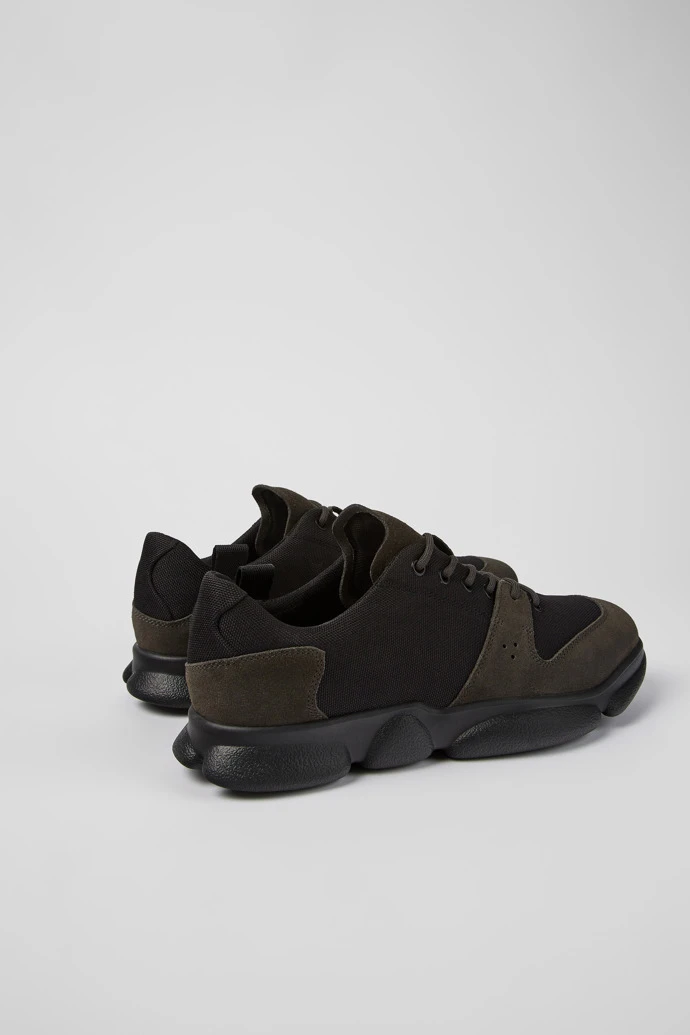 Karst Black Leather And Recycled PET Sneakers For Men - Image 3