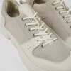 Karst White Leather And Recycled PET Sneakers For Men