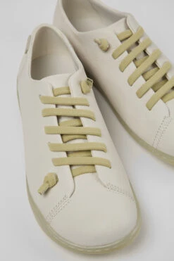 Peu White Leather Shoes For Women