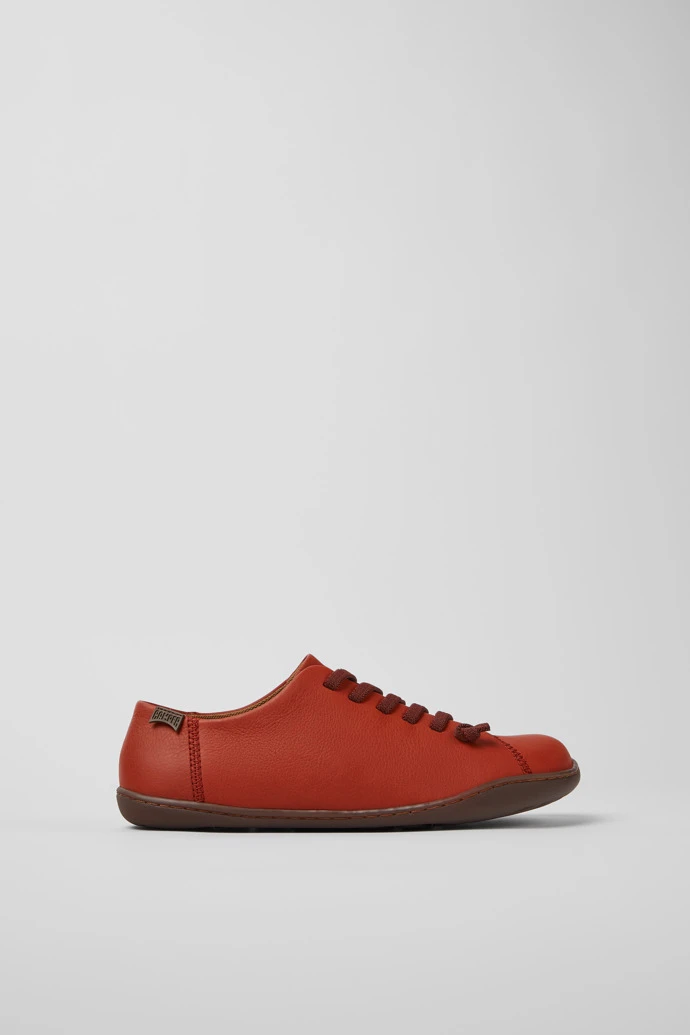 Peu Red Leather Shoes For Women - Image 2