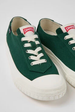 Camaleon Green Recycled Cotton Sneakers For Women