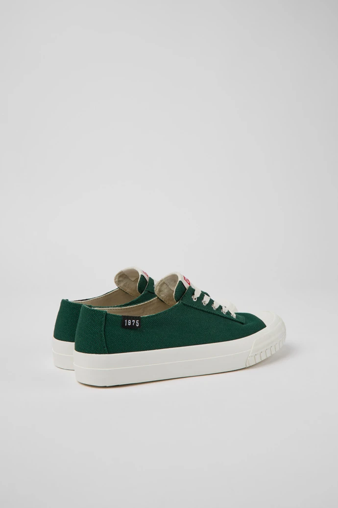 Camaleon Green Recycled Cotton Sneakers For Women - Image 3