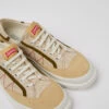 Brutus Beige And Green Sneakers For Women