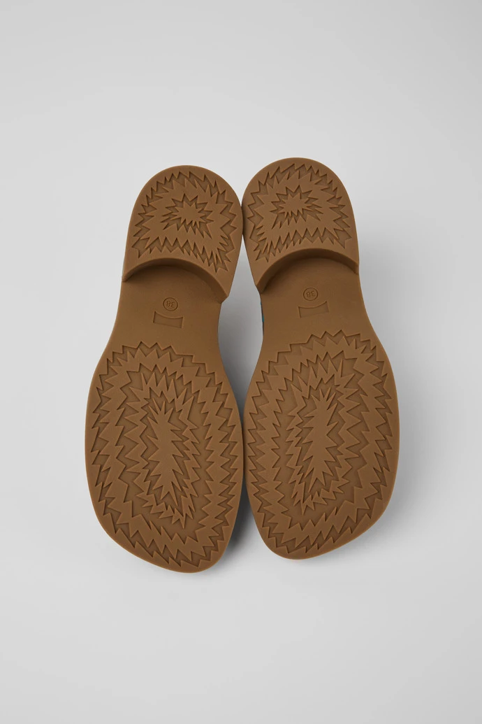 Twins Multicolored Leather Loafers For Women - Image 5