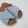 Brutus Sandal Light Blue Recycled Cotton Sandals For Women