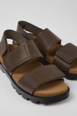 Brutus Sandal Brown Leather Sandals For Women