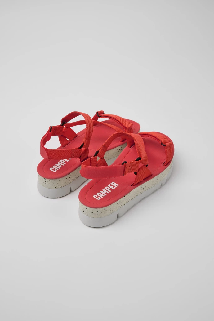 Oruga Up Red Recycled PET Sandals For Women - Image 3