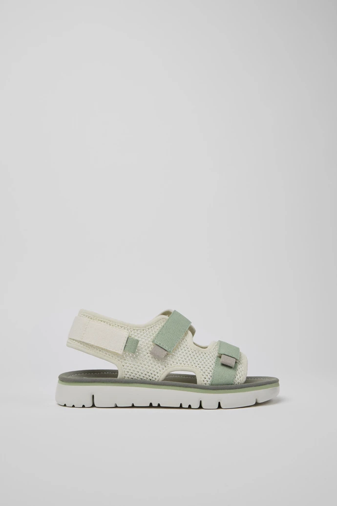 Oruga White, Green, And Grey Sandals For Women - Image 2