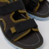 Oruga Grey, Green, And Black Sandals For Women