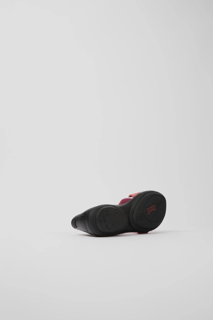 Twins Pink And Red Leather Sandals For Women - Image 5