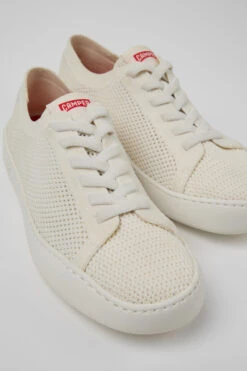 Peu Touring White Recycled PET Sneakers For Women