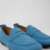 Right Blue Nubuck Shoes For Women