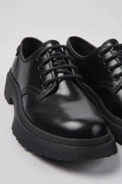 Walden Black Leather Shoes For Women