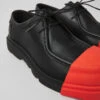 Junction Black Leather Shoes For Women