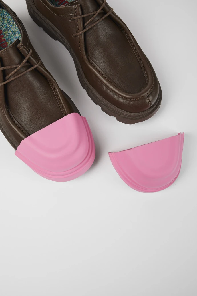 Junction Brown Leather Shoes For Women - Image 6