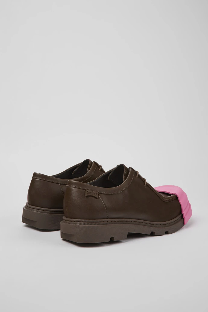 Junction Brown Leather Shoes For Women - Image 3
