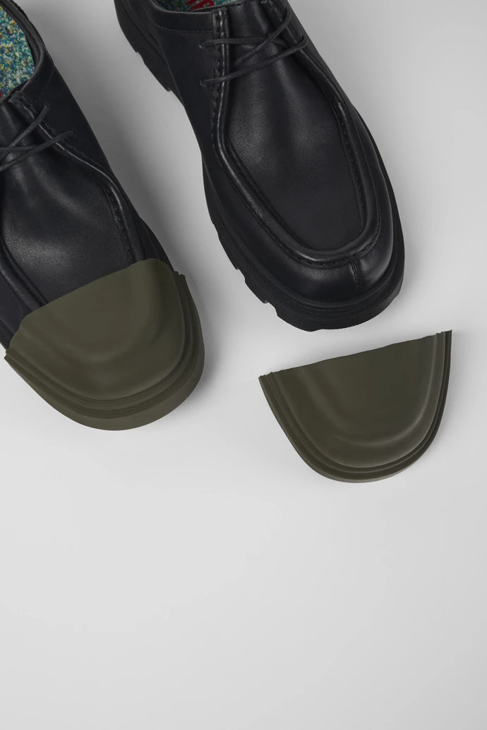 Junction Black Responsibly Raised Leather Shoes For Women - Image 6