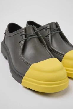 Junction Gray Responsibly Raised Leather Shoes For Women