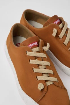 Peu Touring Brown Textile Sneakers For Women
