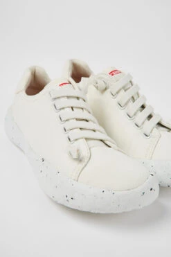 Peu Stadium White Textile Sneakers For Women
