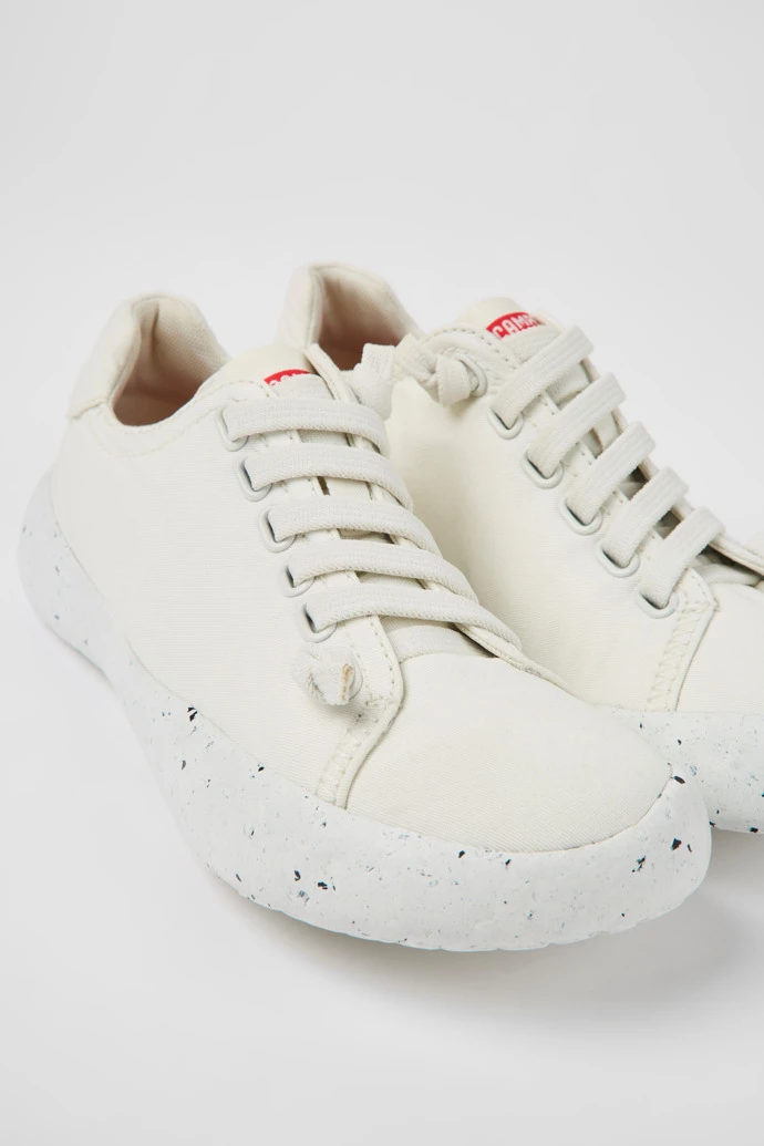 Peu Stadium White Textile Sneakers For Women