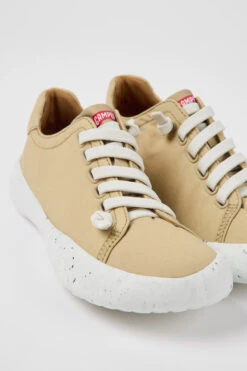 Peu Stadium Beige Textile Sneakers For Women