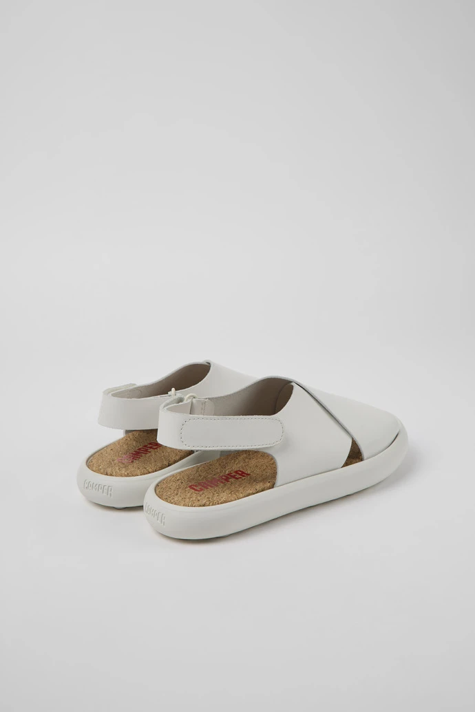 Pelotas Flota White Leather Sandals For Women - Image 3