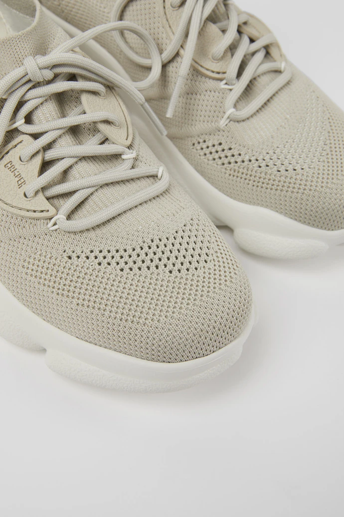 Karst Gray Textile Sneakers For Women