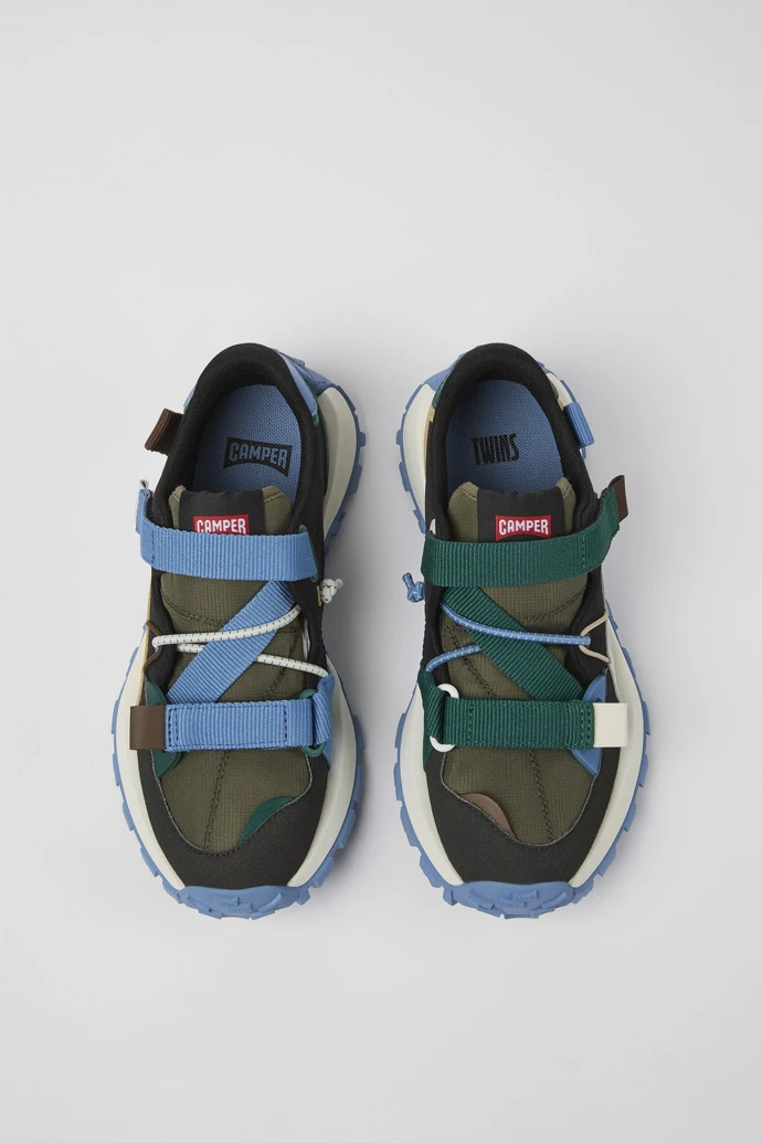 Twins Multicolored Textile And Nubuck Sneakers For Women - Image 4