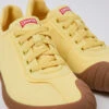 Path Yellow Textile Sneakers For Women