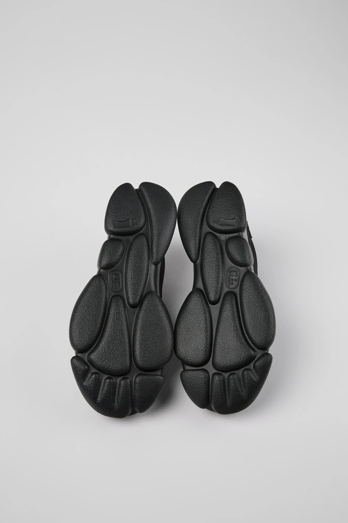 Karst Black Leather And Recycled PET Sneakers For Women - Image 5