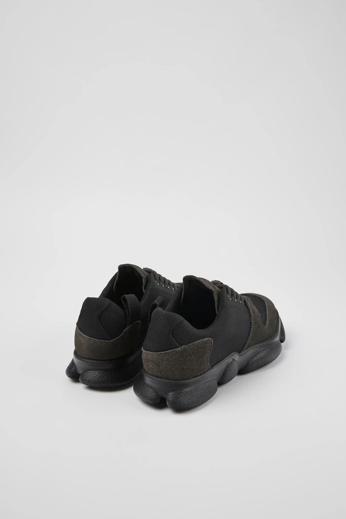 Karst Black Leather And Recycled PET Sneakers For Women - Image 3