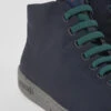 Peu Touring Blue Textile Ankle Boots For Men