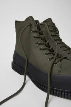 Pix Smart Khaki Lace Up Boot For Men