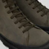 Brutus Dark Green Nubuck Ankle Boots For Men