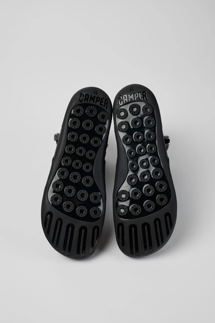 Peu Black Leather Ankle Boots For Women - Image 5