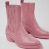 Bonnie Pink Leather Boots For Women