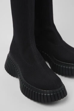 BCN TENCEL® Black Textile Boots For Women