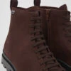 Brutus HYDROSHIELD® Burgundy Leather Lace-up Boots For Women