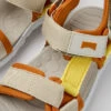Wous Yellow, Orange, And Beige Sandals For Kids