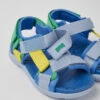 Wous Blue, Yellow, And Green Sandals For Kids