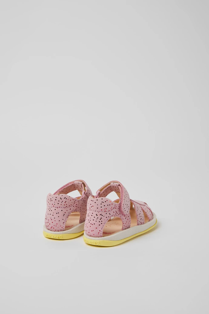 Bicho Pink Nubuck Sandals For Kids - Image 3
