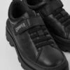 Brutus Black Leather Shoes For Kids